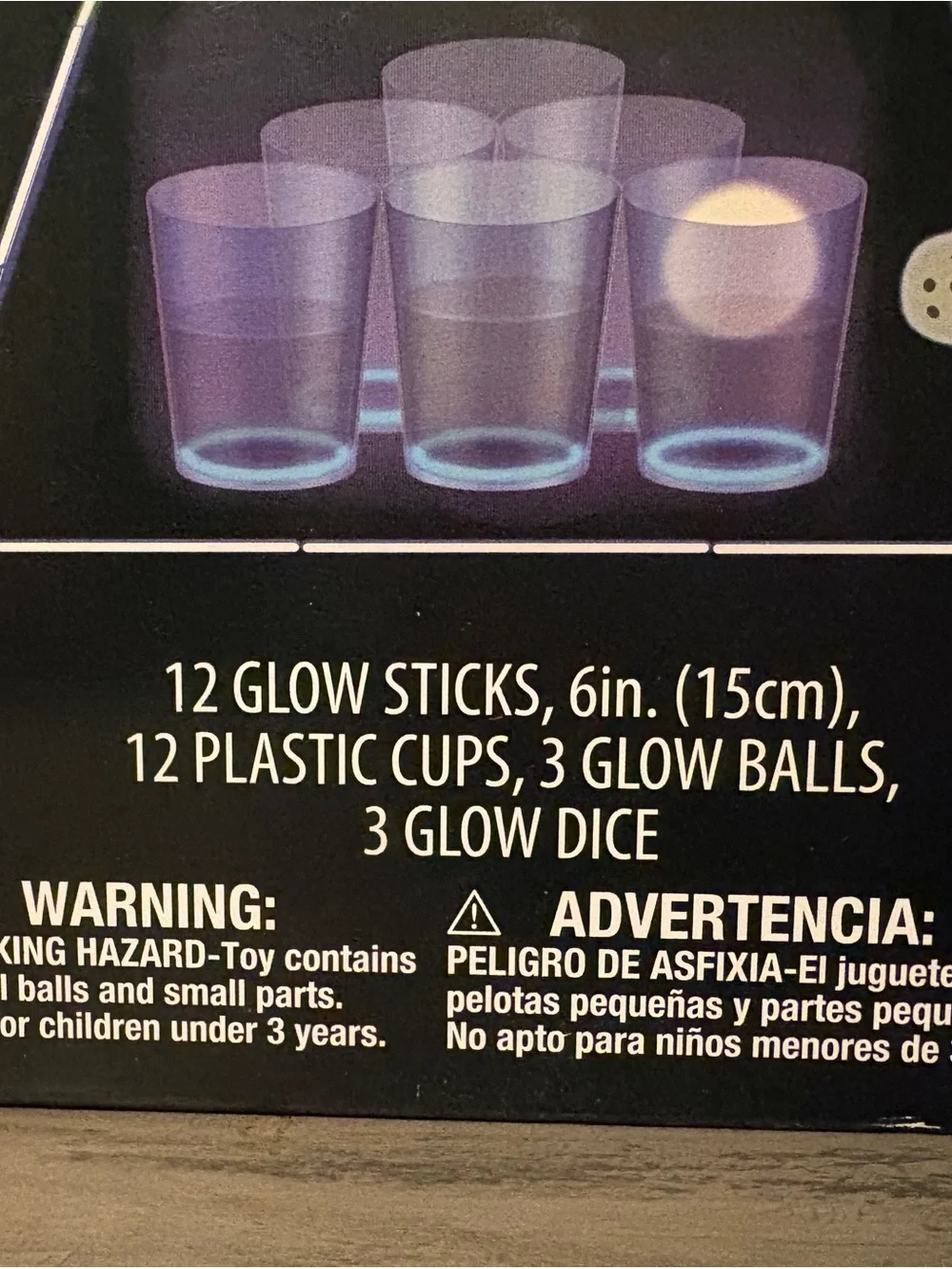 Celebrate! Glow Pong Drinking Game - Purple